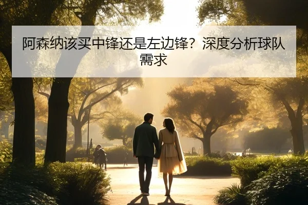 阿森纳该买中锋还是左边锋？深度分析球队需求
